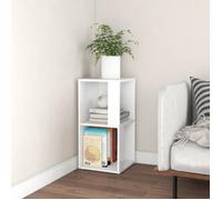 vidaXL Armoire d'angle Blanc 33x33x67 cm Aggloméré 809017