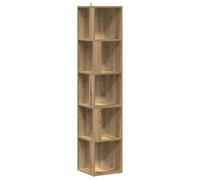 vidaXL Armoire d'angle chêne Artisanal 33x33x165 cm Bois d'ingénierie