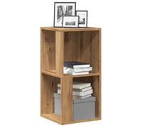 vidaXL Armoire d'angle chêne artisanal 33x33x67 cm bois d'ingénierie étagère d'angle bibliothèque vitrine étagère à 856719
