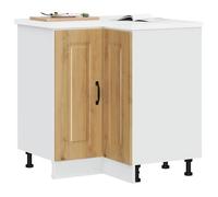 vidaXL Armoire d'angle de cuisine Kalmar chêne artisanal 853516