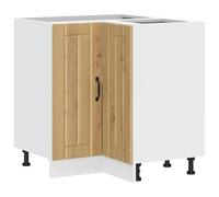 Vidaxl Armoire D'angle De Cuisine Lucca Chêne Artisanal