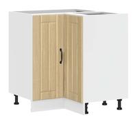 vidaXL Armoire d'angle de cuisine Lucca – chêne sonoma, bois d'ingénierie – Marron