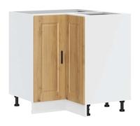 vidaXL Armoire d'angle de cuisine Porto – chêne artisanal