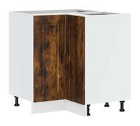 vidaXL Armoire d'angle de cuisine Porto chêne fumé Bois d'ingénierie
