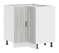 vidaXL Armoire d'angle de cuisine Porto Sonoma gris bois d'ingénierie