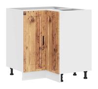 vidaXL Armoire d'angle de Cuisine Porto Vieux Bois Bois d'ingénierie, Armoire d'angle, Meuble d'évier d'angle, Meuble d'angle