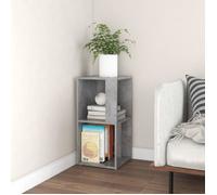 vidaXL Armoire d'angle Gris béton 33x33x67 cm Aggloméré 809021