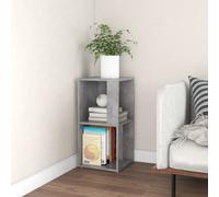 Vidaxl Armoire D'angle Gris Béton 33x33x67 Cm Bois D'ingénierie Gris