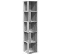 vidaXL Armoire d'angle Sonoma Gris 33x33x164,5 cm Bois d'ingénierie