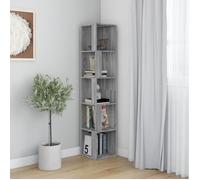 vidaXL Armoire d'angle Sonoma gris 33x33x164,5 cm Bois d'ingénierie 816027