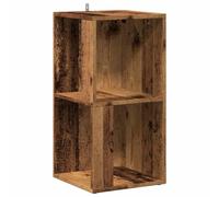 Armoire d angle vieux bois 33x33x67 cm bois ingénierie