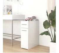 vidaXL Armoire d'apothicaire 804211 – Blanc 20 x 45,5 x 60 cm Aggloméré