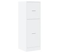 Vidaxl Armoire D'apothicaire Blanc 40x41x118 Cm Bois D'ingénierie Blanc