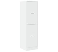 vidaXL Armoire d'apothicaire Blanc 40x41x144,5 cm Bois d'ingénierie, Coffre d'apothicaire, Meuble d'apothicaire, Coffre à tiroirs d'apothicaire