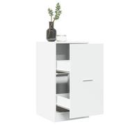 Vidaxl Armoire D'apothicaire Blanc 40x41x77,5 Cm Bois D'ingénierie Multicolore