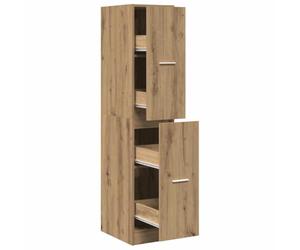 vidaXL Armoire d'apothicaire Chêne Artisanal 30x41x144,