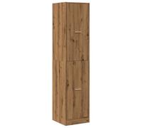 vidaXL Armoire d'apothicaire chêne Artisanal Bois d'ingénierie, Coffre d'apothicaire, Meuble d'apothicaire, Coffre à tiroirs d'apothicaire