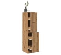 vidaXL Armoire d'apothicaire chêne artisanal bois d'ingénierie, coffre d'apothicaire, meuble d'apothicaire, coffre à tiroirs 855177