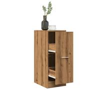 vidaXL Armoire d'apothicaire chêne Artisanal Bois d'ingénierie, Coffre d'apothicaire, Meuble d'apothicaire, Coffre à tiroirs d'apothicaire