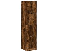 Vidaxl Armoire D'apothicaire Chêne Fumé 40x41x174,5 Cm Bois Ingénierie Multicolore