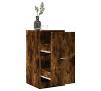 Vidaxl Armoire D'apothicaire Chêne Fumé 40x41x77,5cm Bois D'ingénierie Multicolore