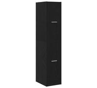vidaXL Armoire d'apothicaire Chêne Noir 30x41x144,5 cm Bois d'ingénierie