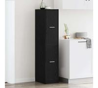 vidaXL Armoire d'apothicaire Chêne noir 30x41x144,5 cm Bois d'ingénierie