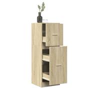 vidaXL Armoire d'apothicaire chêne sonoma 40x41x118 cm bois ingénierie Marron