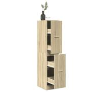 Vidaxl Armoire D'apothicaire Chêne Sonoma Bois D'ingénierie Marron