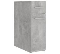 Vidaxl Armoire D'apothicaire Gris Béton 20x45,5x60 Cm Aggloméré Gris