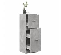 Armoire d apothicaire gris béton 40x41x118 cm bois d ingénierie Gris béton G