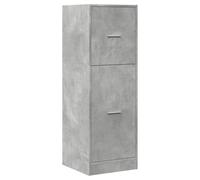 Armoire d apothicaire gris béton 40x41x118 cm bois d ingénierie