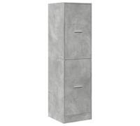 vidaXL Armoire d'apothicaire Gris béton 40x41x144,5 cm Bois ingénierie, Coffre d'apothicaire, Meuble d'apothicaire, Coffre à tiroirs d'apothicaire