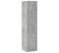 vidaXL Armoire d'apothicaire Gris béton 40x41x174,5 cm Bois ingénierie
