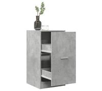 Vidaxl Armoire D'apothicaire Gris Béton 40x41x77,5cm Bois D'ingénierie Multicolore