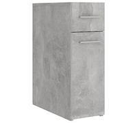 Armoire d apothicaire Gris béton 20x45,5x60 cm Bois ingénierie Gris béton G