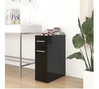 vidaXL Armoire d'apothicaire Noir 20x45,5x60 cm Aggloméré 804212