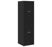 vidaXL Armoire d'apothicaire Bois d'ingénierie 40×41×144,5 cm Noir