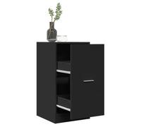 Vidaxl Armoire D'apothicaire Noir 40x41x77,5 Cm Bois D'ingénierie Multicolore