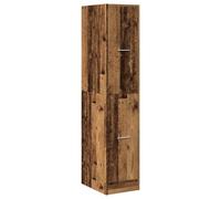vidaXL Armoire d'apothicaire Vieux Bois 30x41x144,5 cm Bois ingénierie, Coffre d'apothicaire, Meuble d'apothicaire, Coffre à tiroirs d'apothicaire