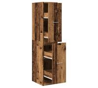Vidaxl Armoire D'apothicaire Vieux Bois 30x41x144,5 Cm Bois Ingénierie Multicolore