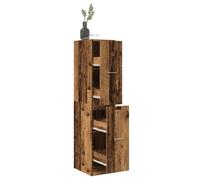Vidaxl Armoire D'apothicaire Vieux Bois 30x41x144,5 Cm Bois Ingénierie Multicolore