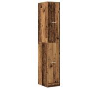 vidaXL Armoire d'apothicaire Vieux Bois 30x41x174,5 cm Bois ingénierie, Coffre d'apothicaire, Meuble d'apothicaire, Coffre à tiroirs d'apothicaire