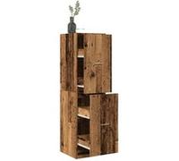 vidaXL Armoire d'apothicaire Vieux Bois 40x41x144,5 cm Bois ingénierie Multicolore