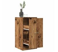 Armoire d apothicaire vieux bois 40x41x77,5cm bois d ingénierie