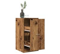 Vidaxl Armoire D'apothicaire Vieux Bois 40x41x77,5cm Bois D'ingénierie Multicolore
