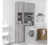 vidaXL Armoire de bain Sonoma – Bois d'ingénierie 32x25,5x190 cm Gris