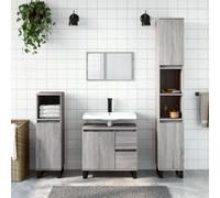 vidaXL Armoire de bain sonoma gris 65x33x60 cm bois d'ingénierie