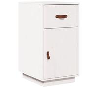 vidaXL Armoire de Bureau Armoire de Rangement Organisateur de Bureau Meuble de Rangement Maison Intérieur Blanc 40x50x75 cm Bois Massif de Pin