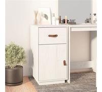 Armoire de Bureau Marron Miel 40x50x75 cm Bois Massif de Pin Rangement vidaXL